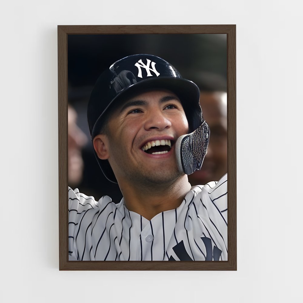 Poster Gleyber en Plein Vol – affiche Baseball (vue 5)